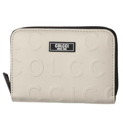 Carteira Mini Colcci Relevo VE24 Off White Feminino - Marca Colcci