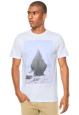Camiseta Volcom Stoned Beach Branca