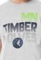 Camiseta New Era Minnesota Timberwolves Cinza - Marca New Era