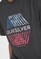 Camiseta Quiksilver Multi Hex Preta - Marca Quiksilver