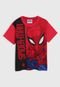 Camiseta Fakini Marvel Homem Aranha Vermelho - Marca Fakini