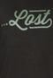 Camiseta ...Lost Básica Preta/Verde - Marca ...Lost