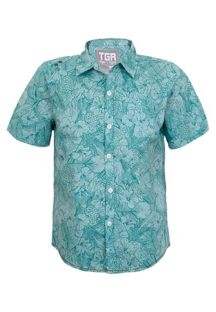 Camisa Tigor Hawaii Verde - Marca Tigor T. Tigre