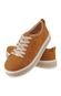 Tênis Flatform CR Shoes Camurça Mostarda - Marca CR Shoes
