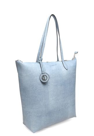 Bolsa Tote Dumond Riscada Azul