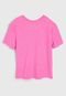 Camiseta GAP Infantil Bolso Rosa - Marca GAP