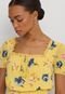 Vestido Lauren Ralph Lauren Midi Floral Amarelo - Marca Lauren Ralph Lauren