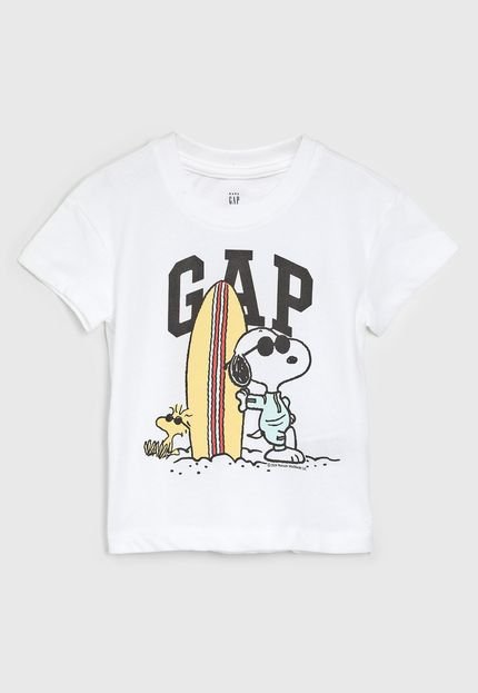 Camiseta GAP Snoopy Branca - Marca GAP