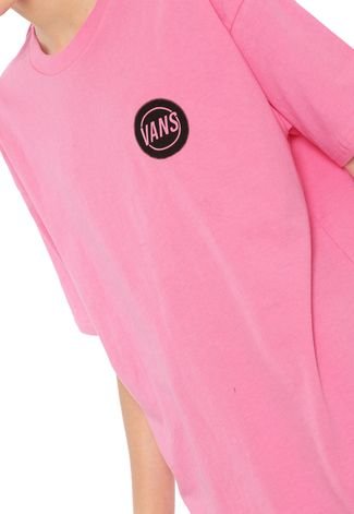 Camiseta Vans Wm Taper Off Rosa
