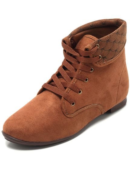 Bota FiveBlu Cano Curto Caramelo - Marca FiveBlu