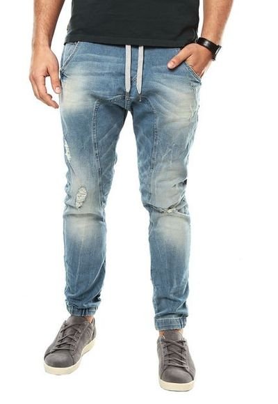 Jogger shop azul claro