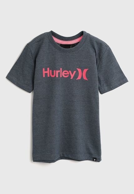 Camiseta Hurley Infantil Logo Azul - Marca Hurley