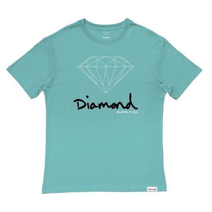 Camiseta Diamond OG Sign Tee Oversize Masculina Azul - Marca Diamond