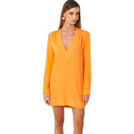 Vestido Curto Colcci Comfort P24 Laranja Feminino - Marca Colcci