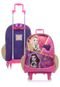 Mochila de Rodinhas Infantil Sestini M 16Y Pink Ever After High - Marca Sestini