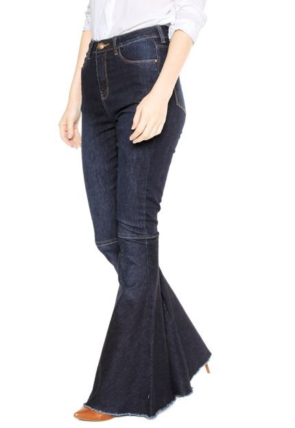 Calça Jeans Flare Comfort Azul - Marca Cantão