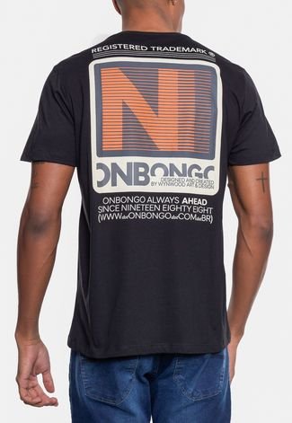 Camiseta Onbongo Masculina Indust Preta