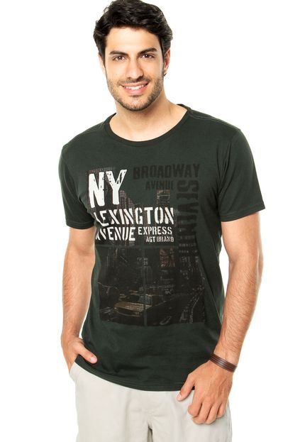 Camiseta Lemon Grove NY Verde - Marca FiveBlu