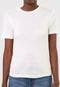 Blusa Hering Textura Off-White - Marca Hering
