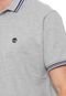 Camisa Polo Timberland Reta Rib Medium Grey Cinza - Marca Timberland