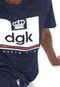 Camiseta DGK Hustle Club Azul-marinho - Marca DGK