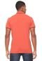 Camisa Polo Colcci Reta Listras Laranja - Marca Colcci