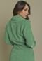 Jaqueta Texturizada com Botões na Cor Verde Lemier Collection Feminino - Marca Lemier Jeans