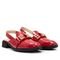 Sapato Unique Slingback Verniz Vermelho Unique Vermelho - Marca Unique