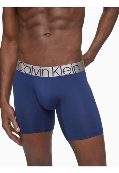 tenga en cuenta Fácil Apretar Calzoncillos Boxer Unitario Largo De Microfibra Azul Calvin Klein - Compra  Ahora | Dafiti Colombia