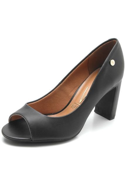 Peep Toe Vizzano Tag Preto - Marca Vizzano