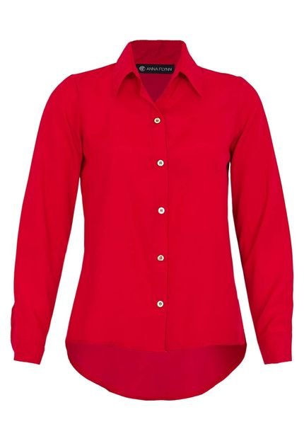 Camisa Anna Flynn Unic Vermelha - Marca Anna Flynn