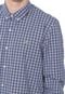 Camisa Lacoste Slim Xadrez Príncipe de Gales Azul-marinho/Branca - Marca Lacoste