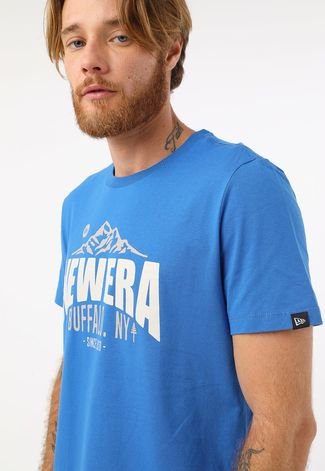 Camiseta New Era Outdoor Azul