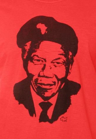 Camiseta Huck Mandela Vermelha