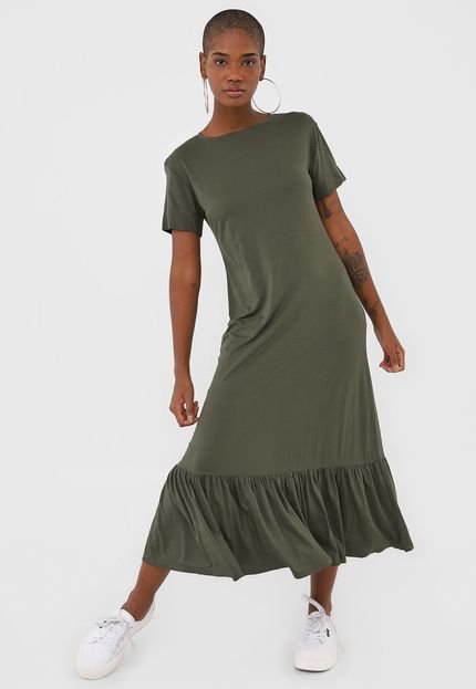 Vestido Dress to Midi Recorte Verde - Marca Dress to