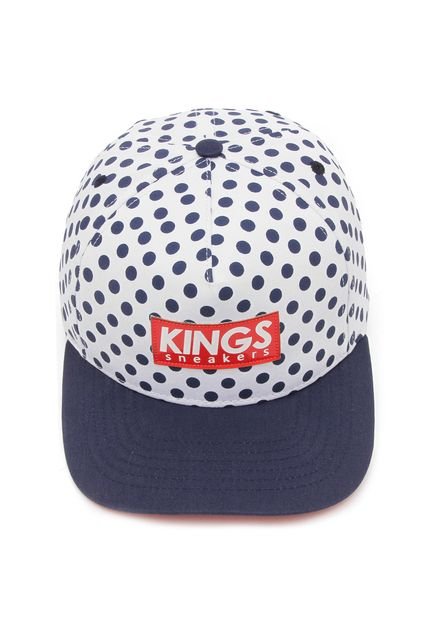 Boné Kings Poás Branco/Azul - Marca Kings