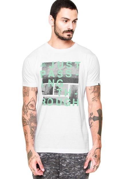 Camiseta Reef Just Pass Branca - Marca Reef
