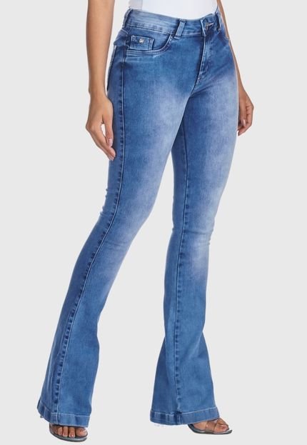 Calça Jeans HNO Jeans Flare Azul Claro Celeste - Marca HNO Jeans