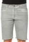Bermuda Calvin Klein Jeans Bolsos Laterais Cinza - Marca Calvin Klein Jeans