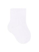 Kit 6 Pares de Meias Bebê Cano Curto Selene 1320-001 Branco - Marca Selene