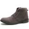 Bota Masculina Coturno Casual Mr Try Shoes Cano Curto Cadarço Cinza - Marca MR TRY SHOES