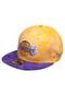 Boné New Era 5950 Camo Los Angeles Lakers Amarelo - Marca New Era