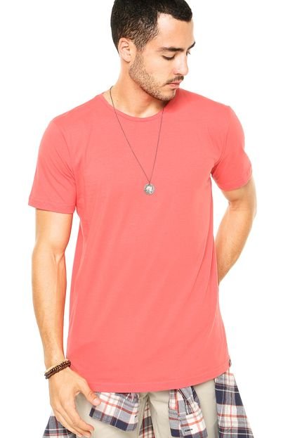 Camiseta Clothing & Co. Basic Fit I Coral - Marca KN Clothing & Co.