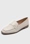 Mocassim Loafer de Couro Off-White - Marca Jorge Bischoff