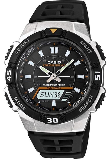 Relógio Casio AQS800W1EVDF Prata/ Preto - Marca Casio