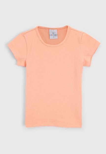 Camiseta Lecimar Infantil Lisa Coral - Marca Lecimar
