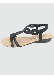 Sandalia Call-16 Casual Negro Chalada