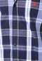 Camisa Mandi Geometric Azul - Marca Mandi