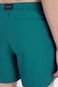 Shorts de Elastico Liso Azul Turquesa - Marca Aramis