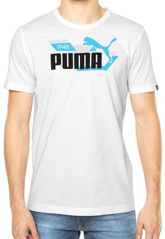 Camiseta Puma Graphic Branca